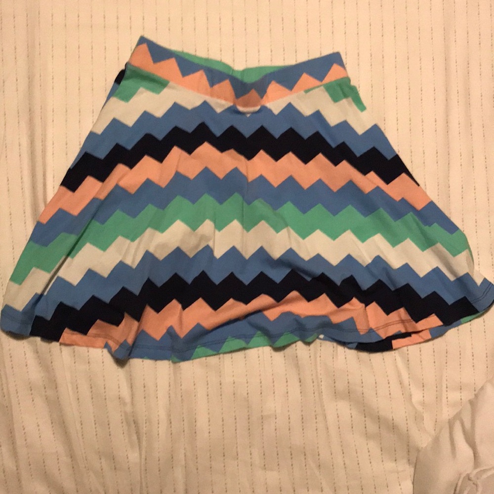 Chevron Pastel Multicolor Skirt